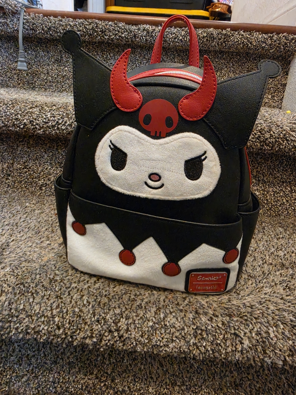 Loungefly Sanrio Kuromi Devil Mini Backpack 2022 HT Expo Exclusive